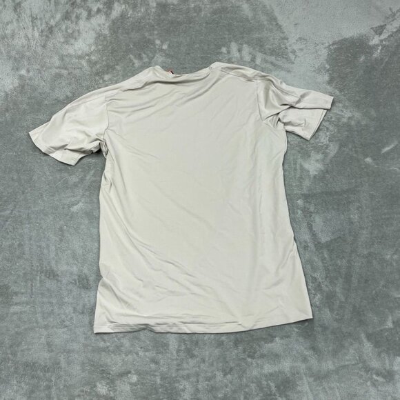 Adidas Mens Medium Regular Fit T-Shirt Gray Activewear Athletic a0346 - Picture 7 of 8